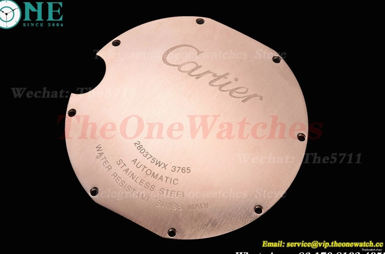 Cartier Brown De 42mm RG Bleu MY8215 Ballon RG Dial GDF 0417